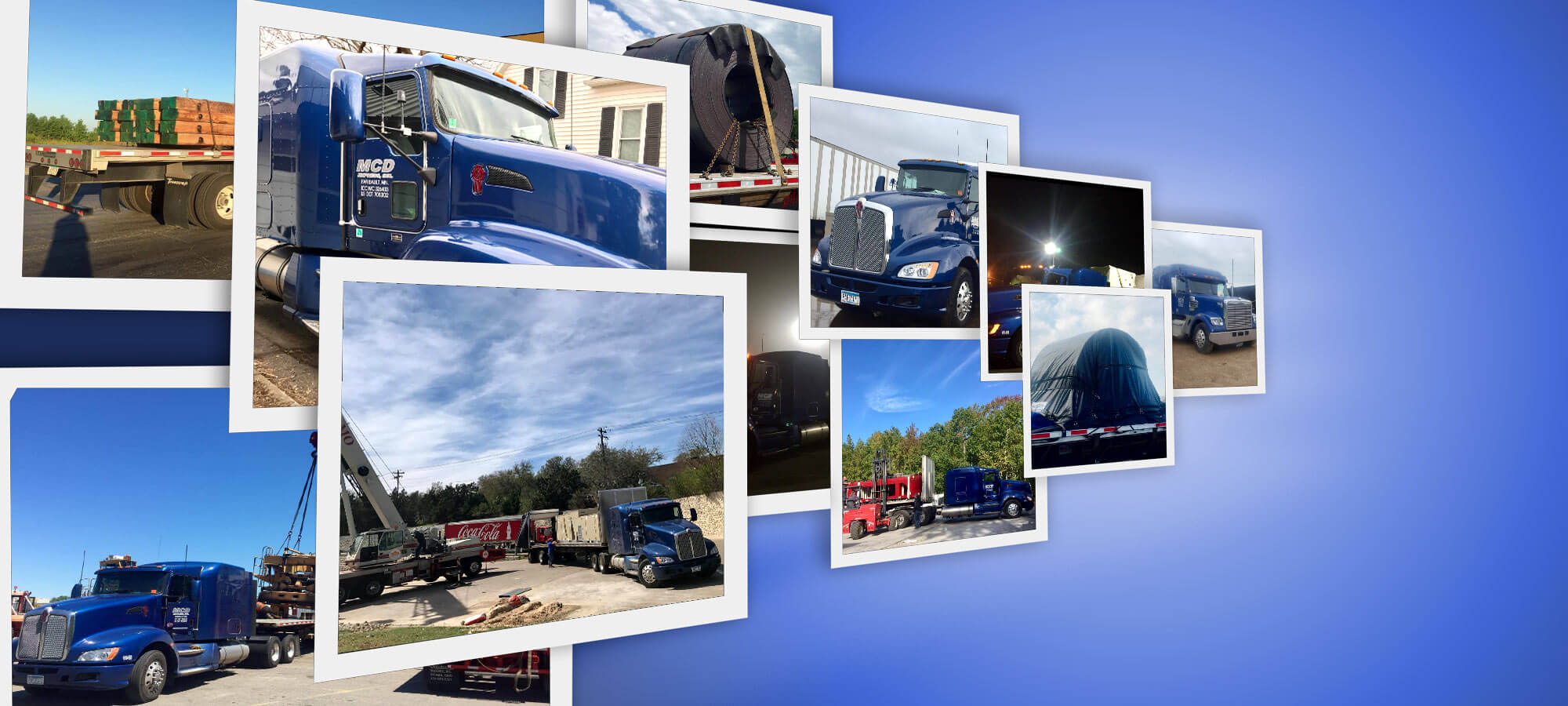 Collage of MCD Express photos in a moving reel